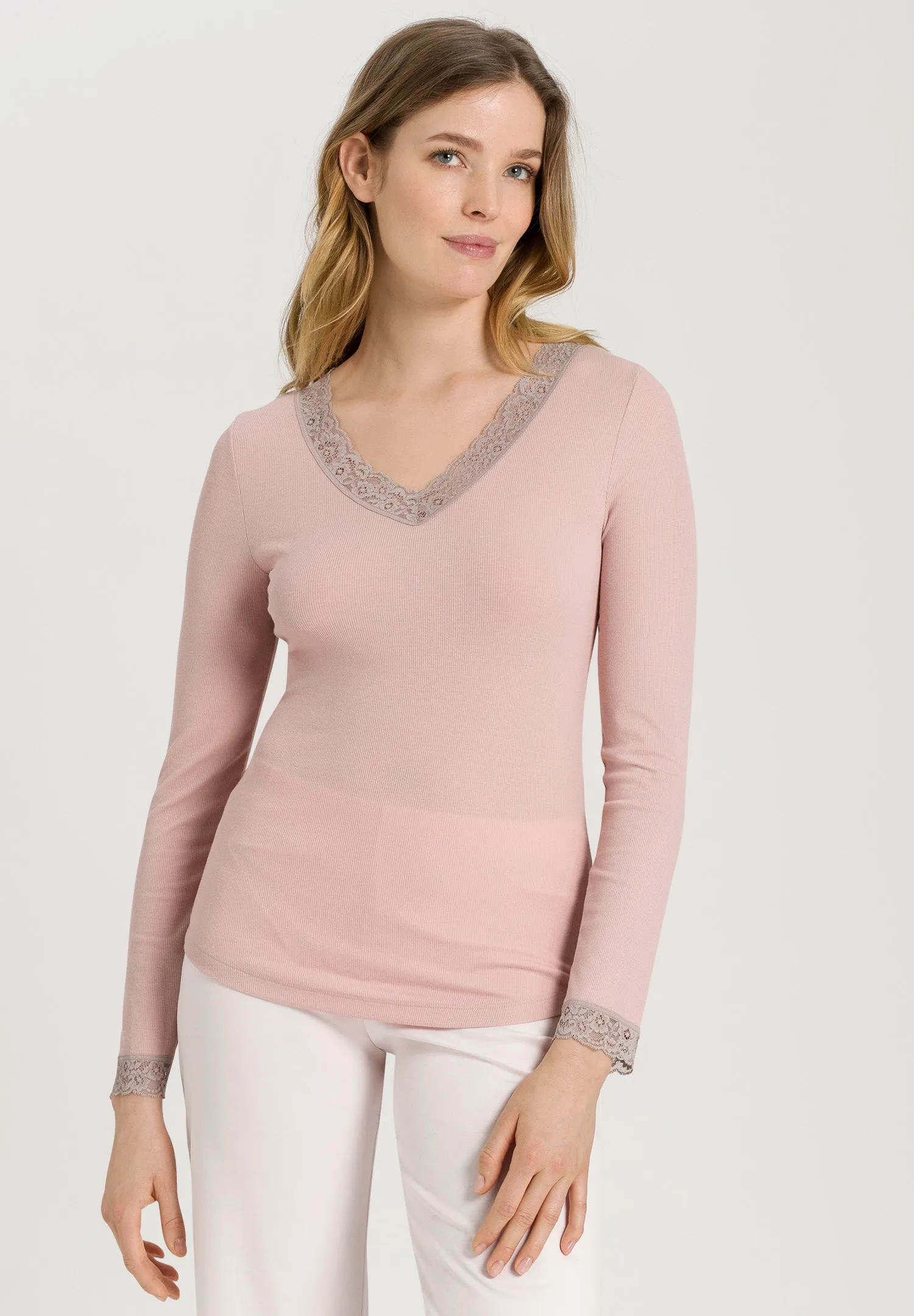 Daisy Fine Ribbed Knit Top | Peary 72056-1312