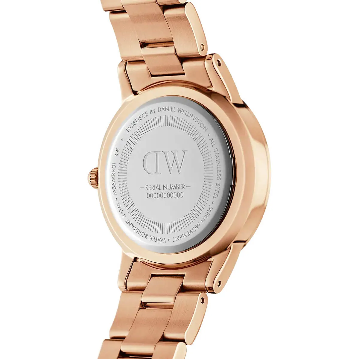 Daniel Wellington Iconic Link Ladies Rose Gold Watch DW00600211