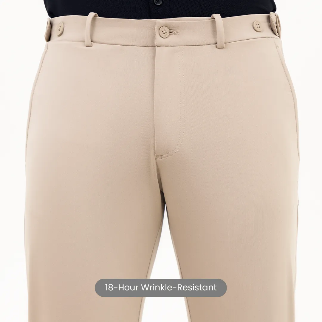 Deep Beige Tech Chinos