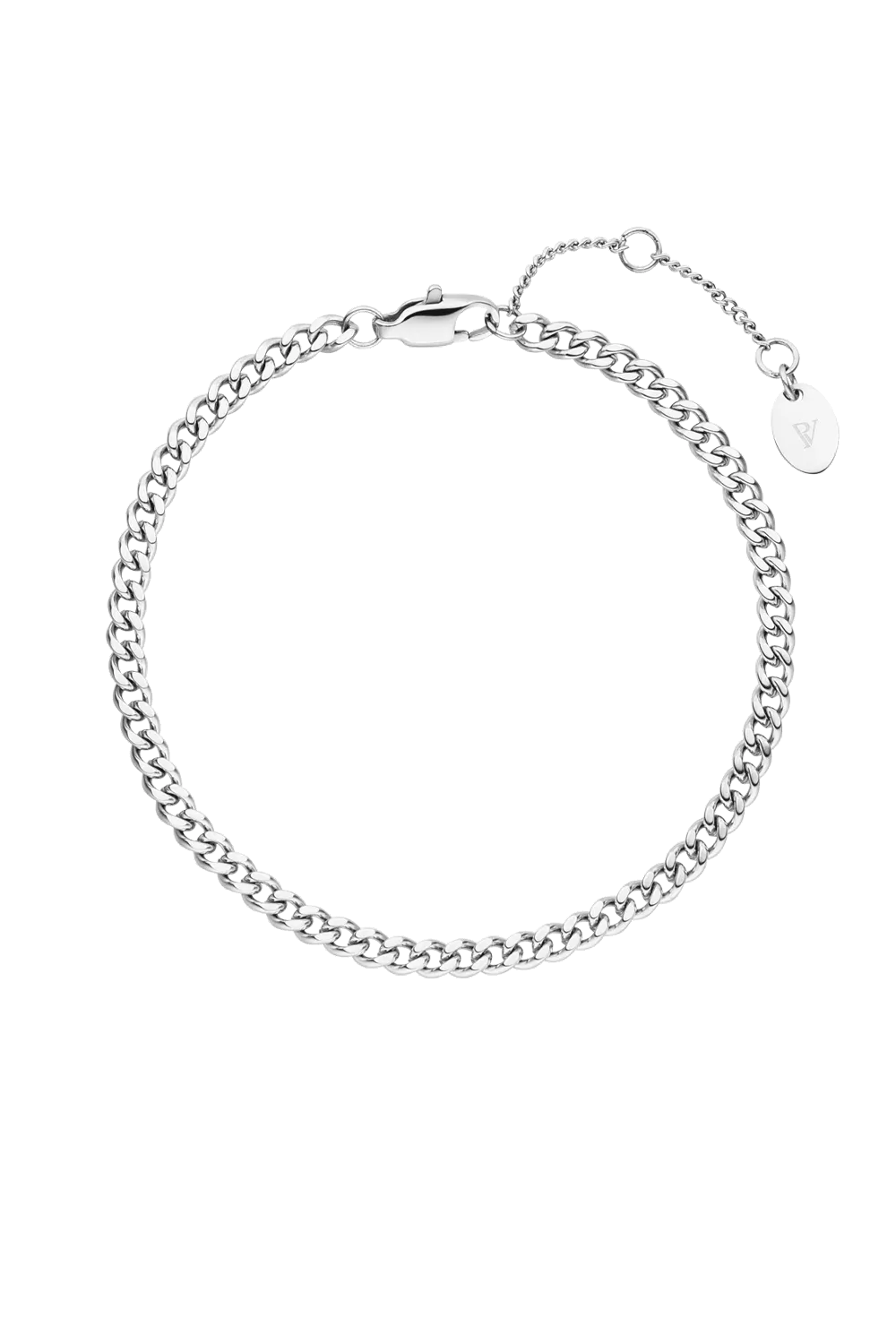 Delicate Curb Bracelet Silver