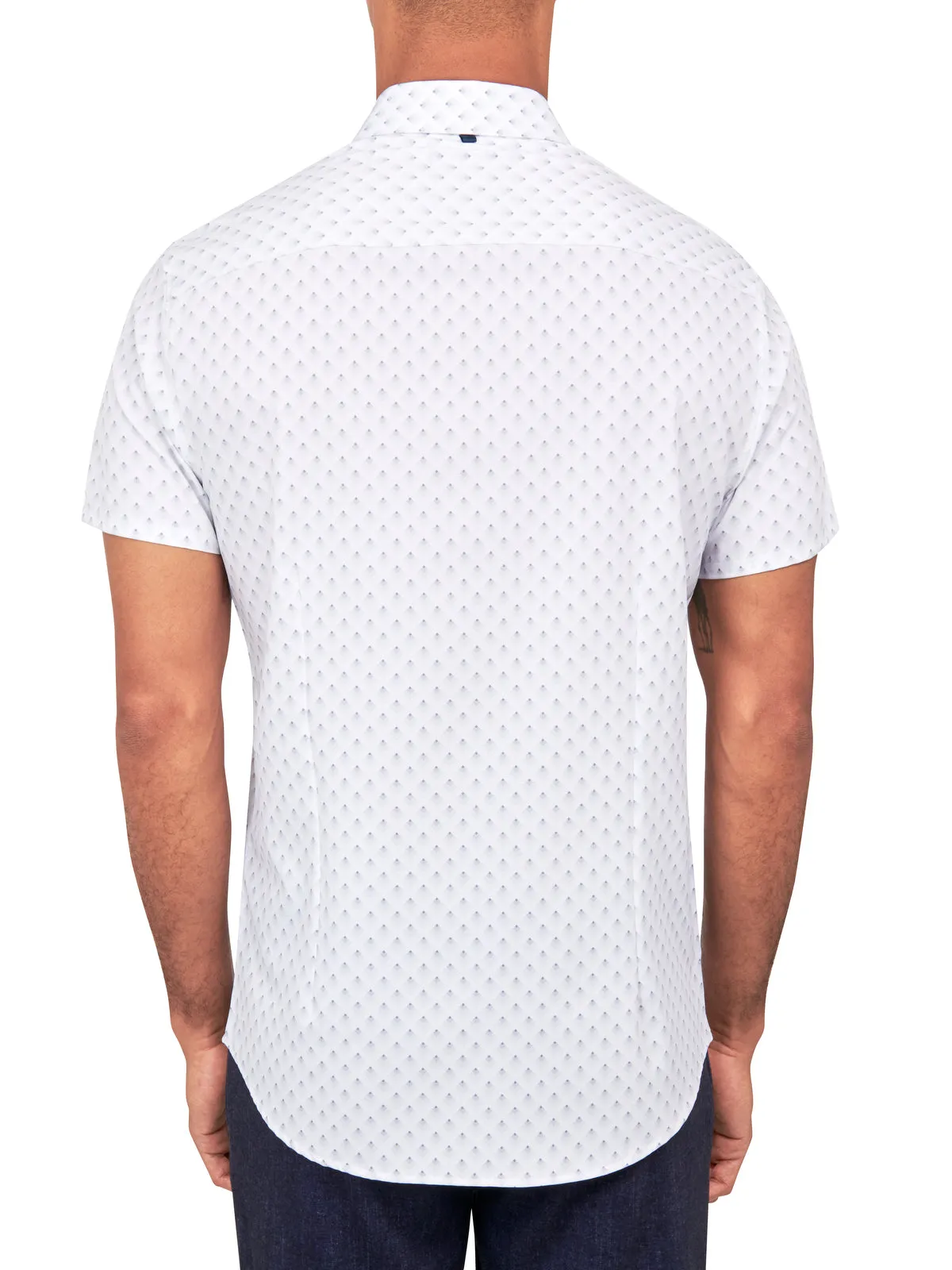 Diamond Gradient Short Sleeve Shirt