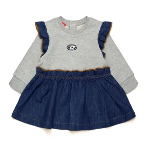 Diesel Baby Girls Jean Sweatshirt Dress