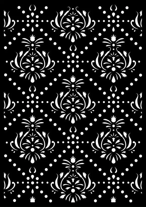 DQST 0003 Hobbilicious Damask Tiles