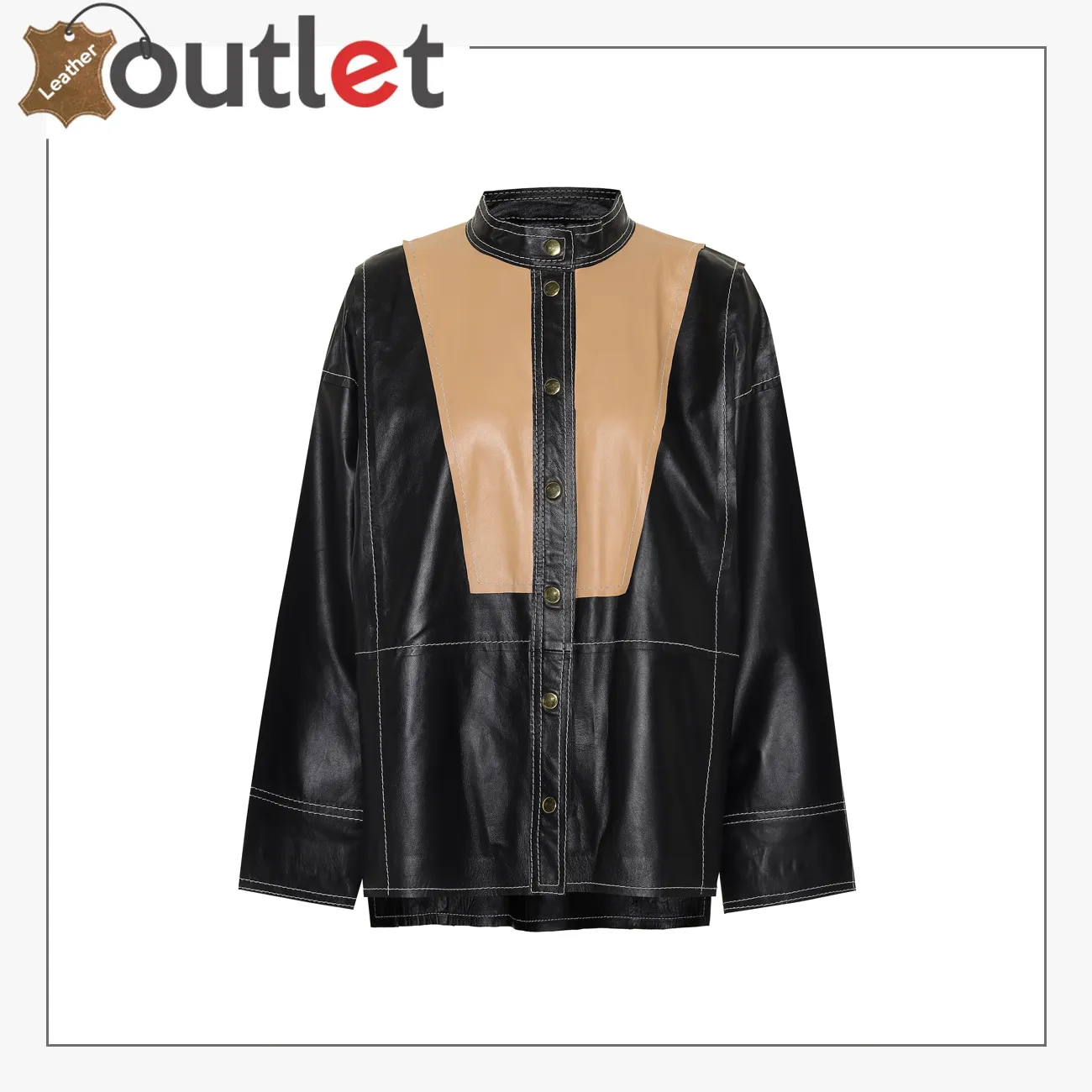 DRKSHDW faux leather shirt