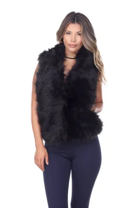 DV569A Faux Fur Vest