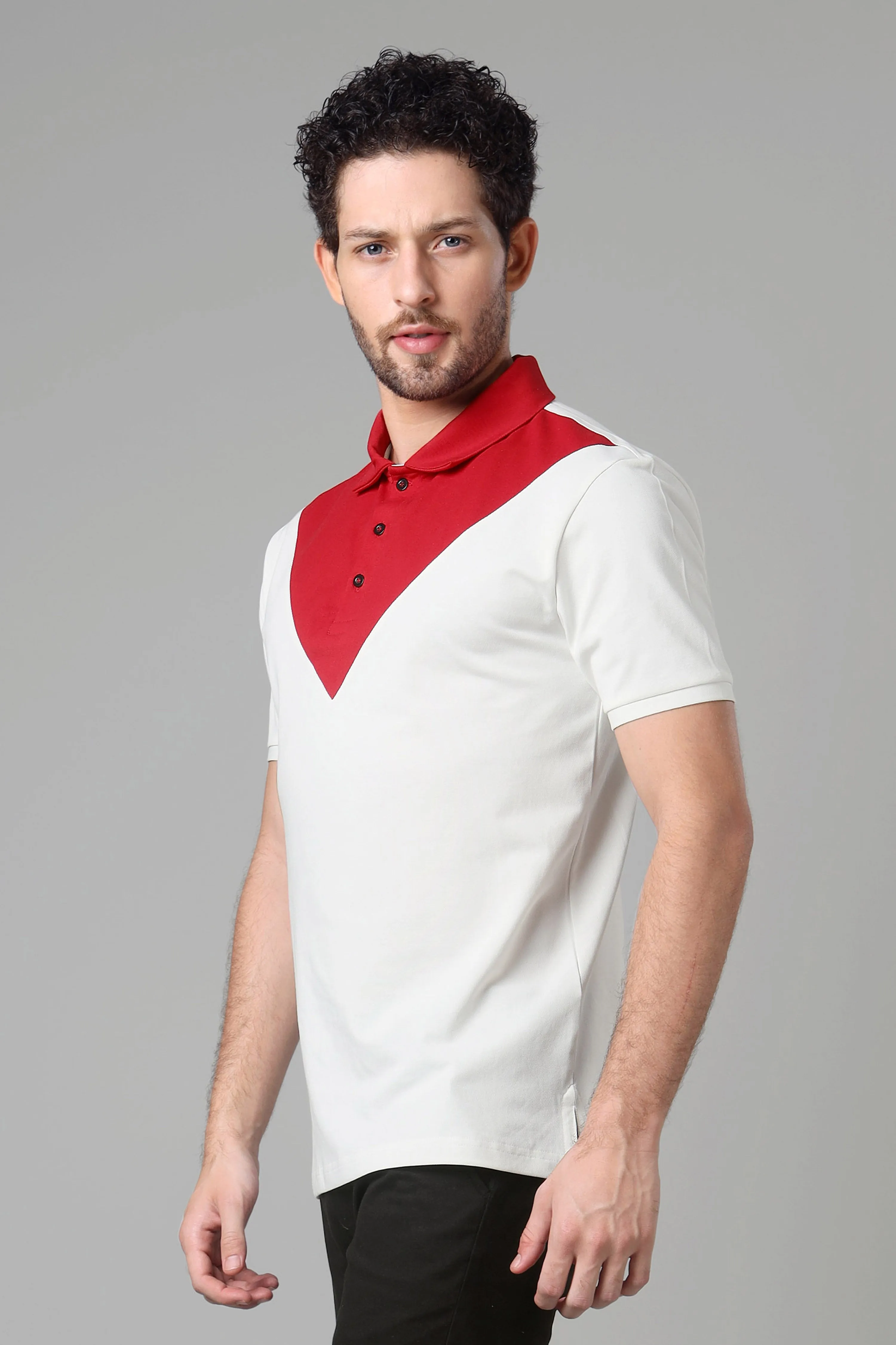 Exclusive White Smart Polo T-Shirt For Men