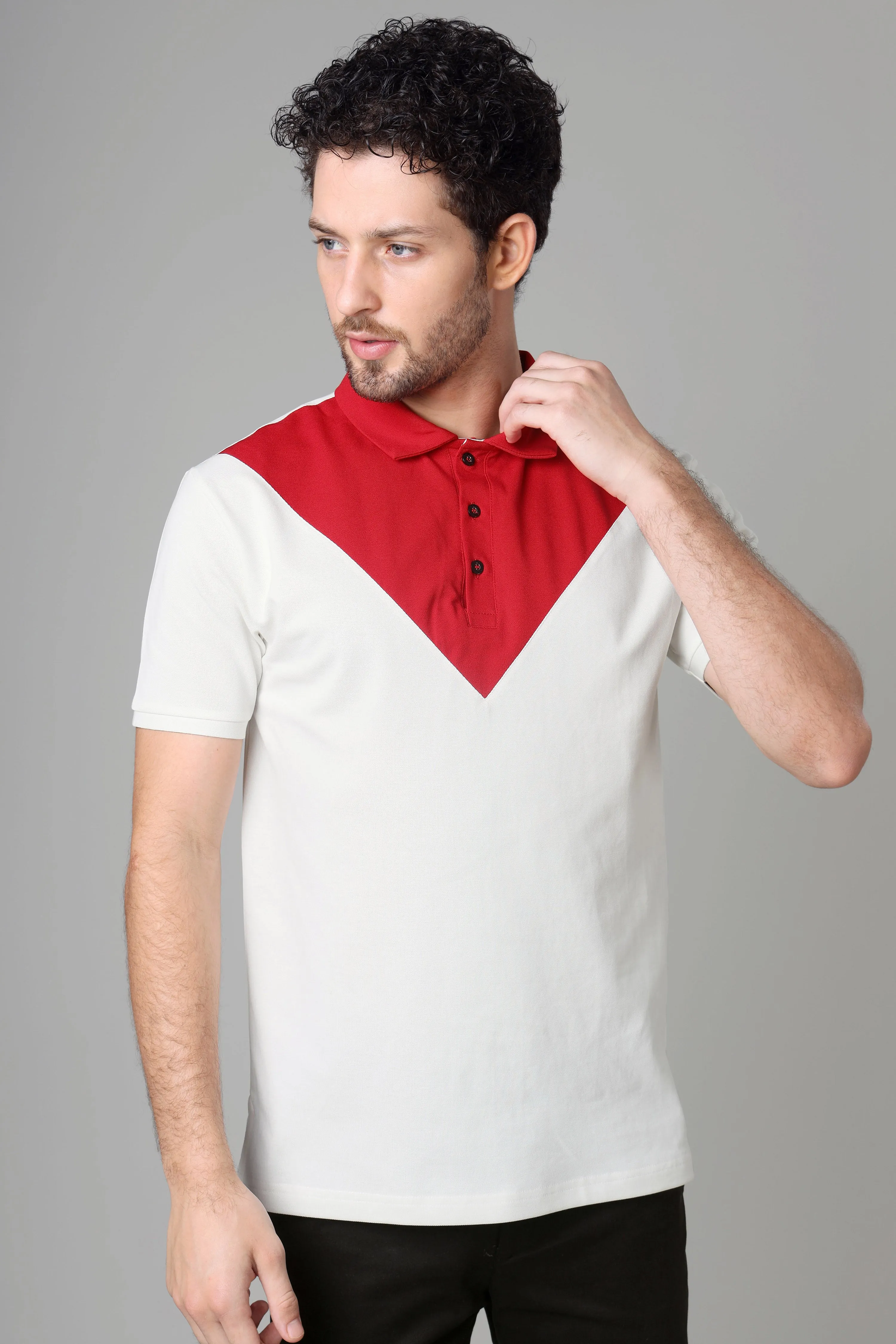 Exclusive White Smart Polo T-Shirt For Men