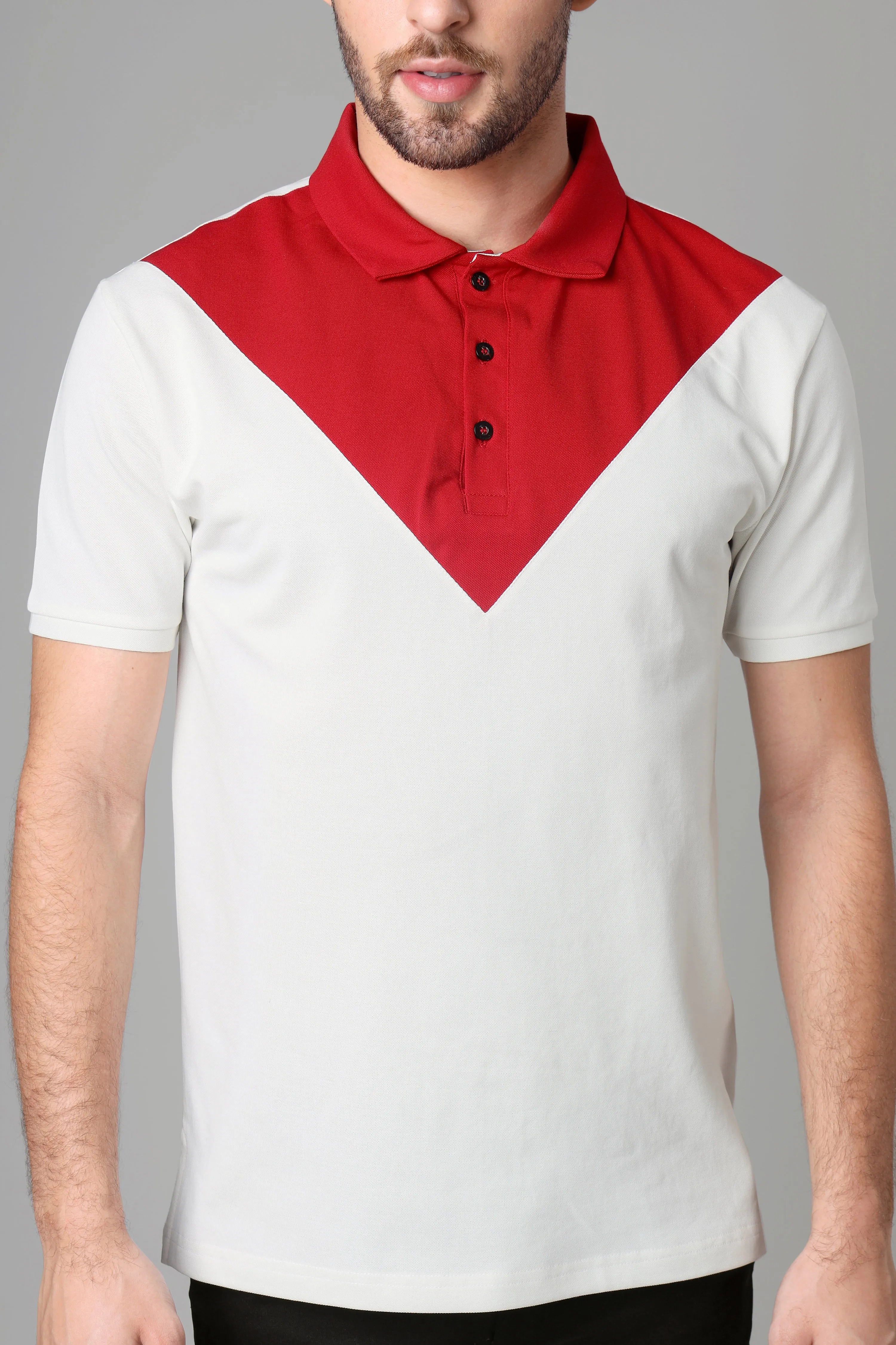 Exclusive White Smart Polo T-Shirt For Men