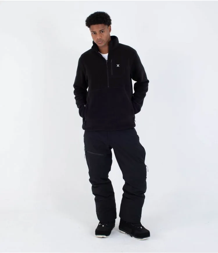 Explore Polartec 200 Crew Fleece Jacket in Black