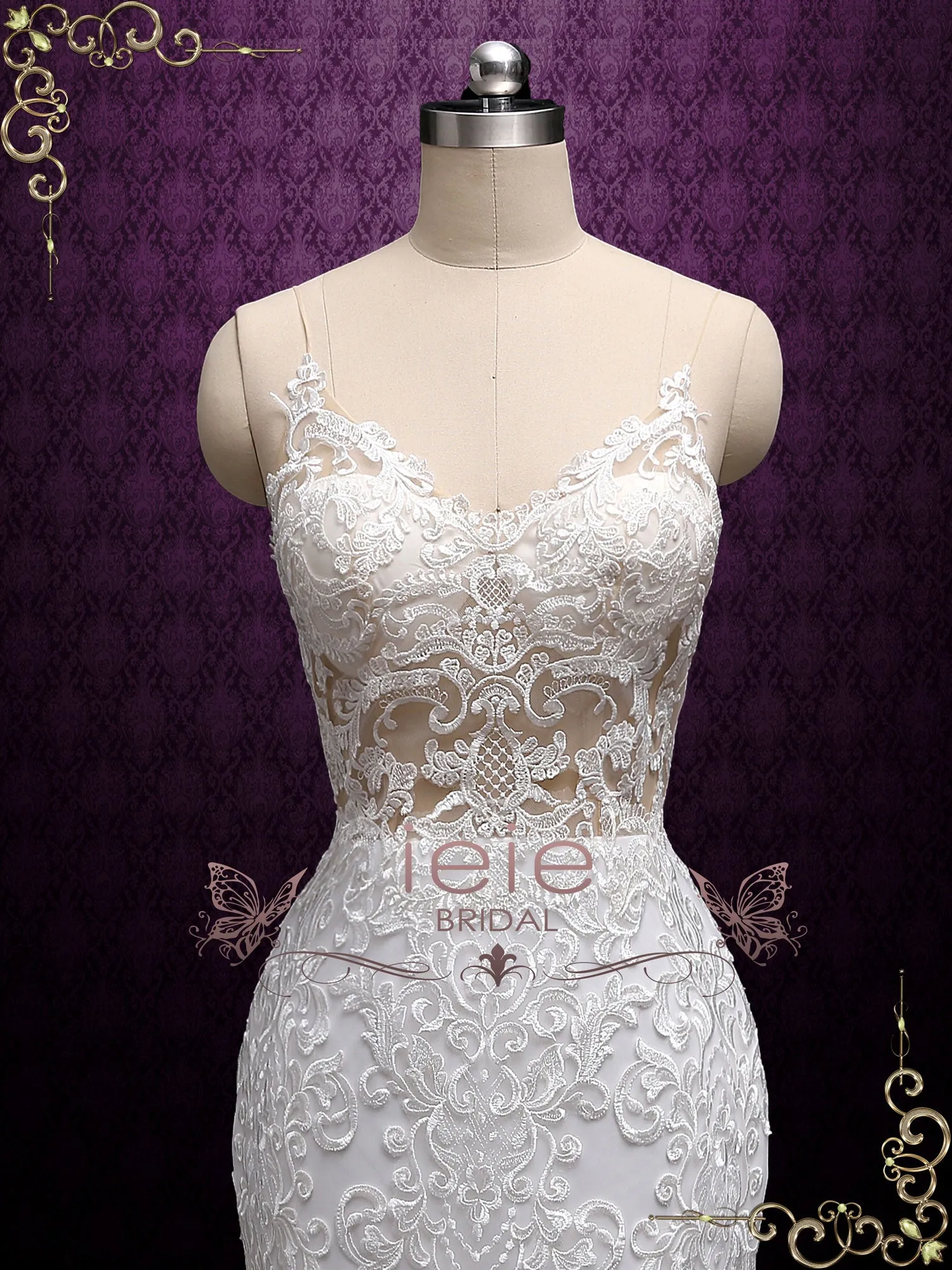 Exquisite Lace Mermaid Wedding Dress ABELLA