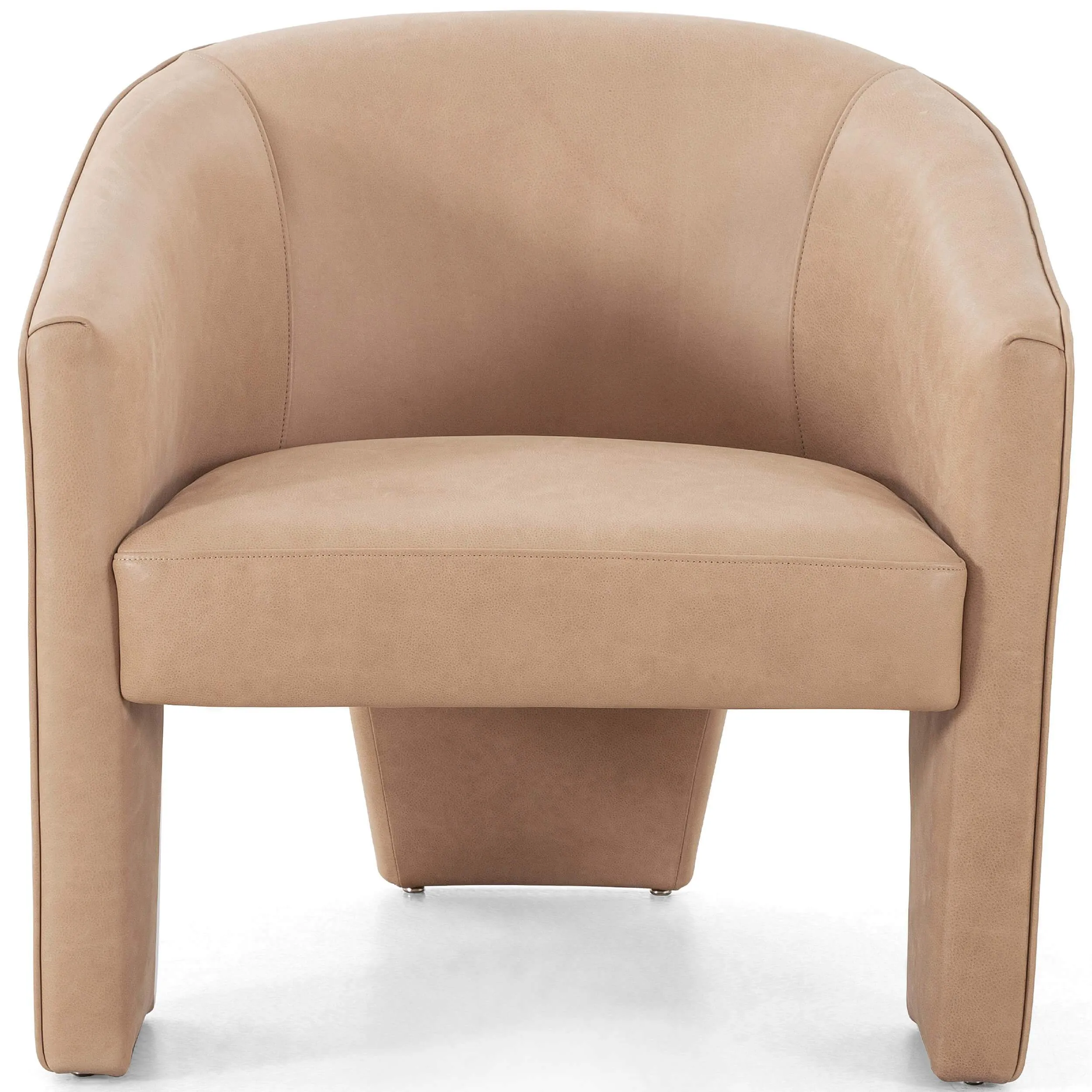 Fae Leather Chair, Palermo Nude