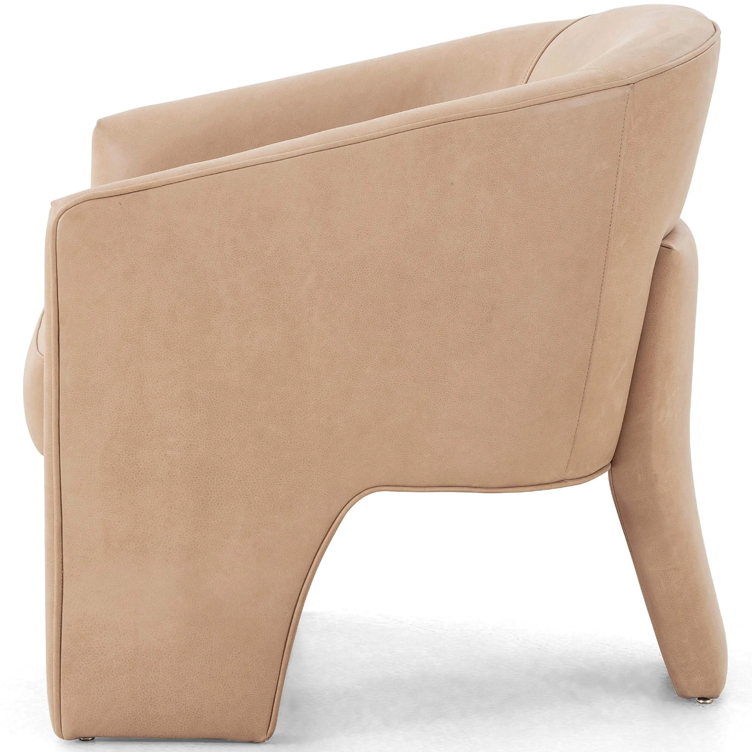 Fae Leather Chair, Palermo Nude