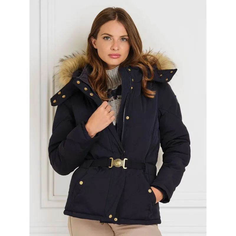 Fairfax & Favor Charlotte Padded Ladies Jacket - Navy Blue