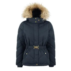 Fairfax & Favor Charlotte Padded Ladies Jacket - Navy Blue