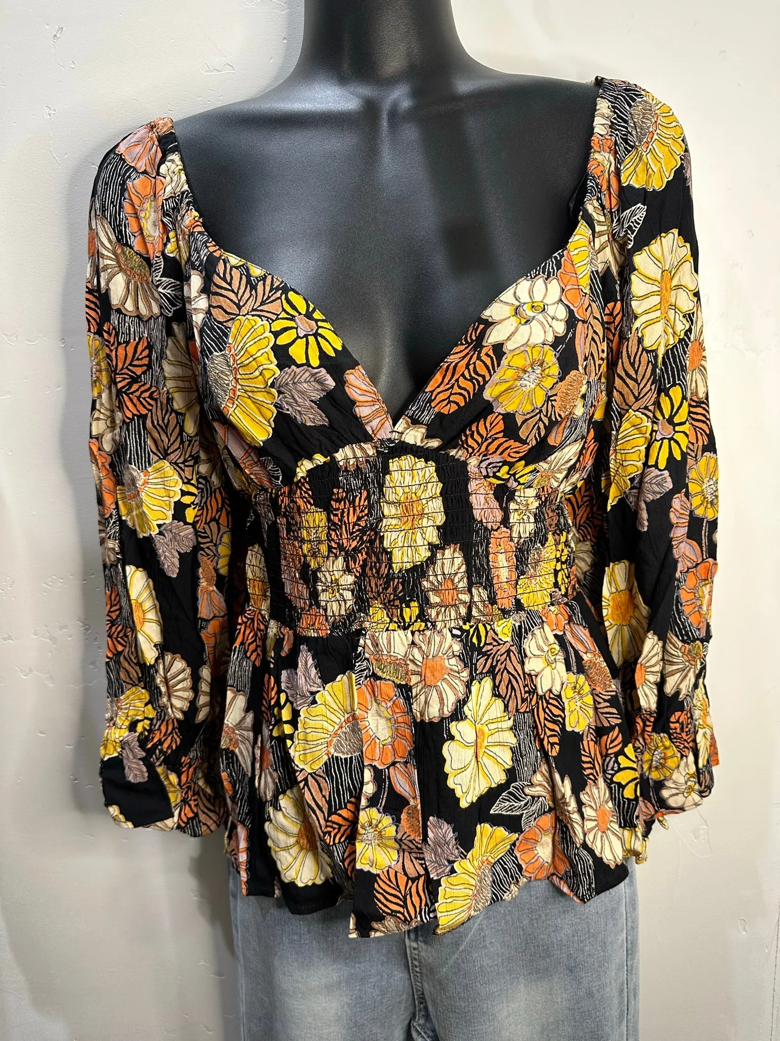 Fall daisy top