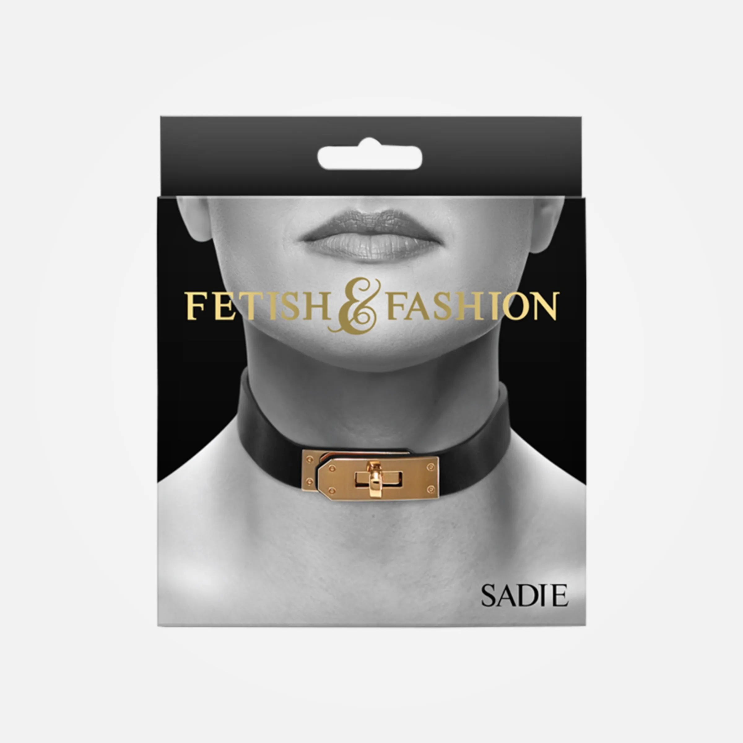 Fetish & Fashion - Black Sadie Collar with O Ring