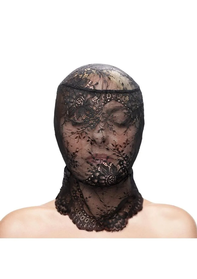 Fetish and Fashion Lace Hood