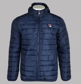 Fila Vintage Pavo Quilted Jacket Navy