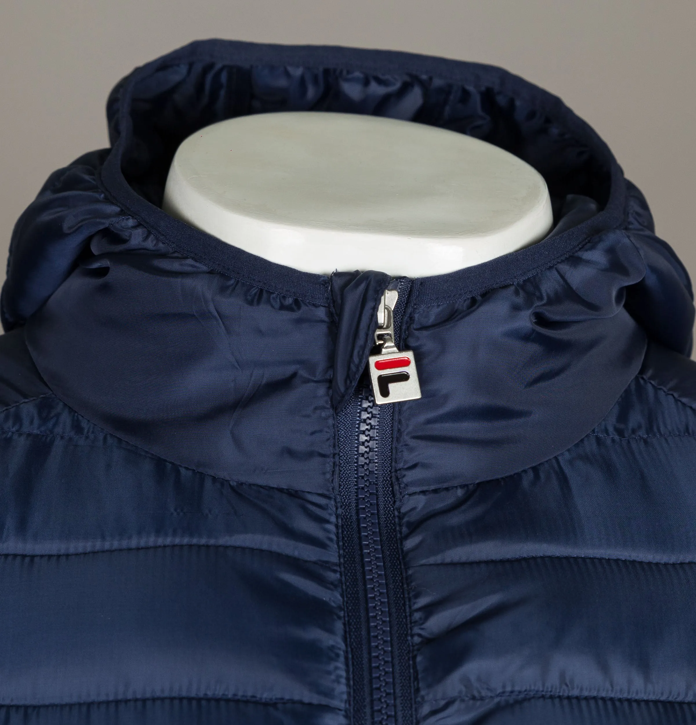 Fila Vintage Pavo Quilted Jacket Navy