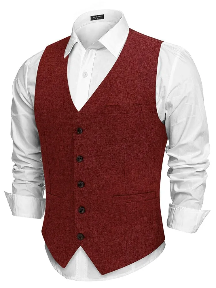 Formal Slim Fit Suit Vest (US Only)