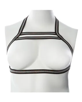 Gender Fluid Silver Lining Harness - Black/Silver