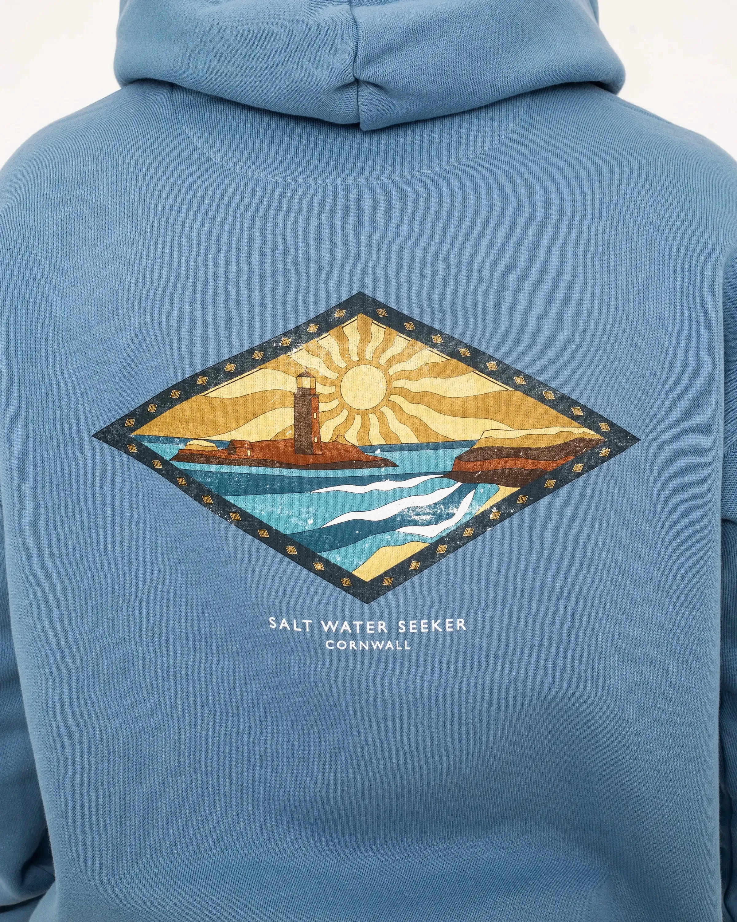 Golden Hoodie in Blue Dusk