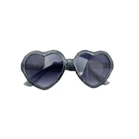 Heart Sunglass, Glitter Gray