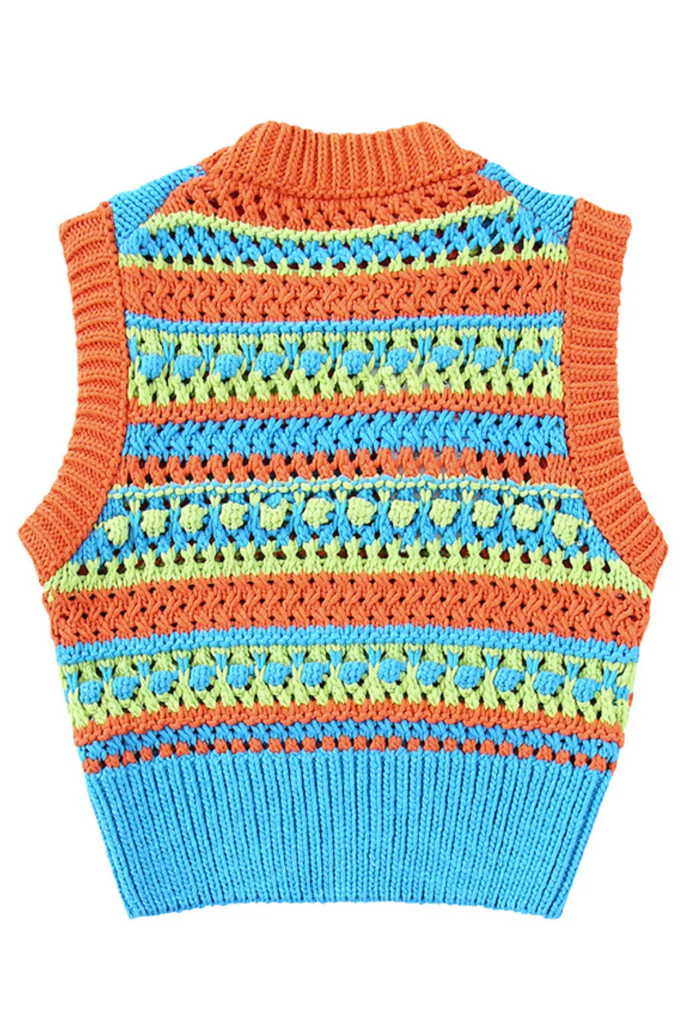 'Heidy' Crochet Sleeveless Vest Top