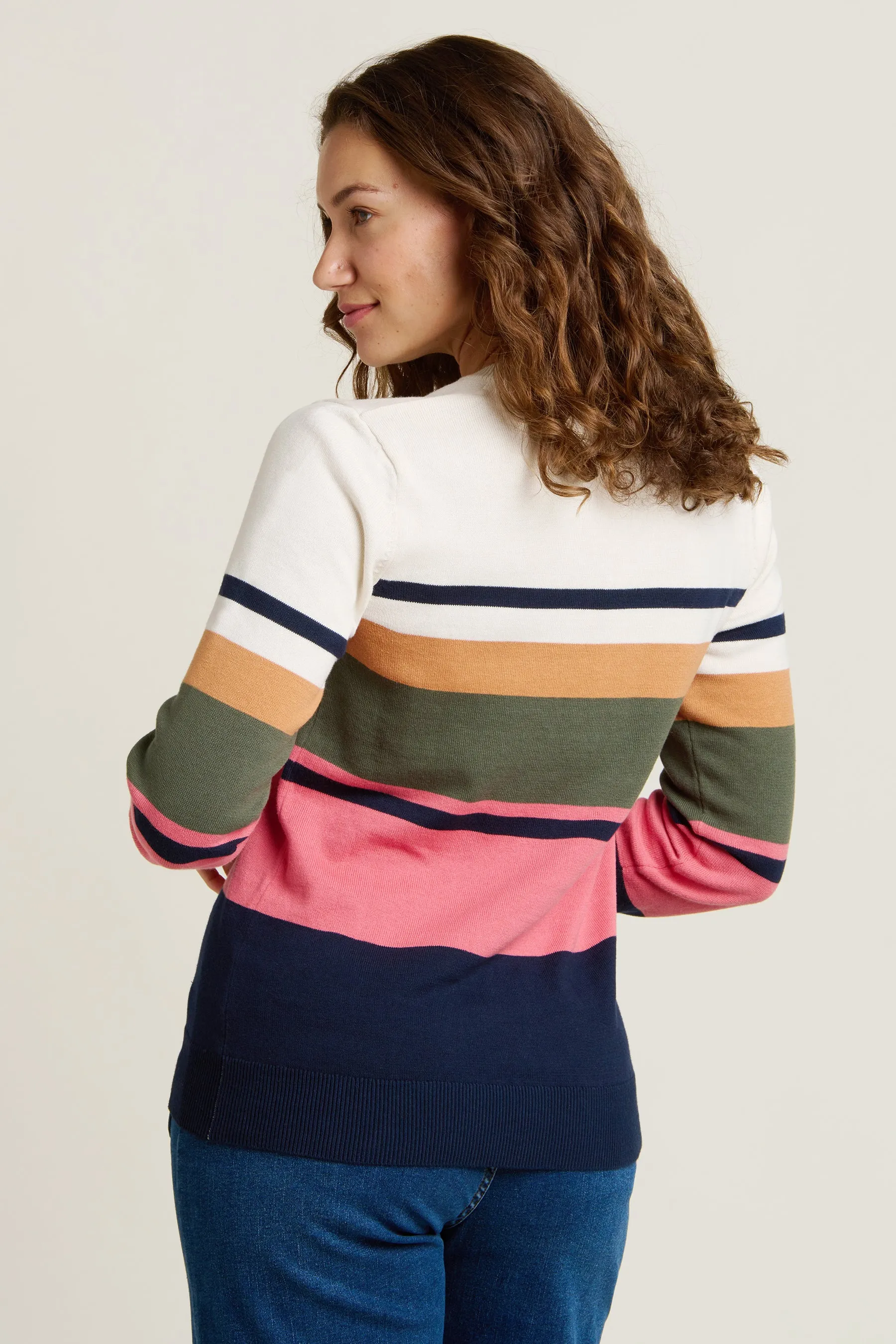 Horizon Stripe Knitted Crew Neck