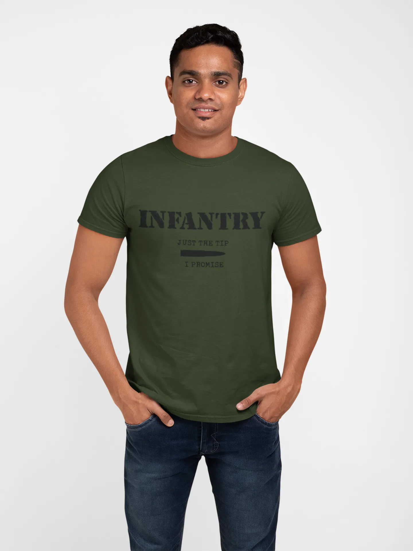 Infantry T-shirt - Just the Tip, I Promise (Men)