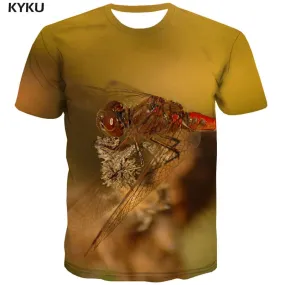 insect t shirt Funny 3D t shirt plant art costume beautiful Cool man