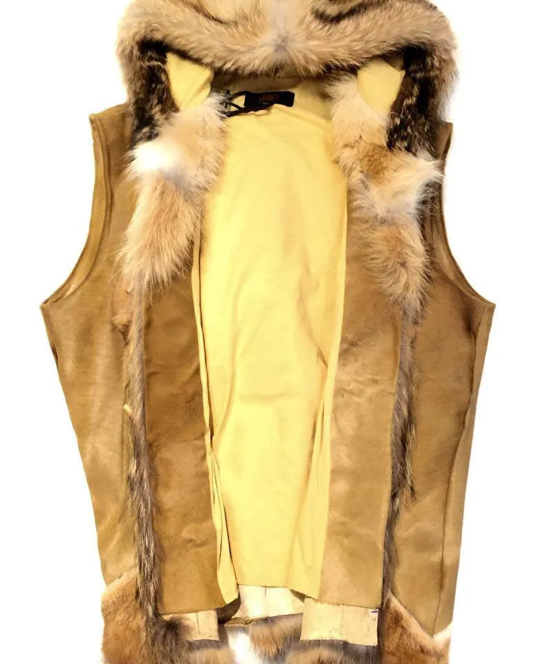 Jakewood Natural Pony Hair/Fox Vest