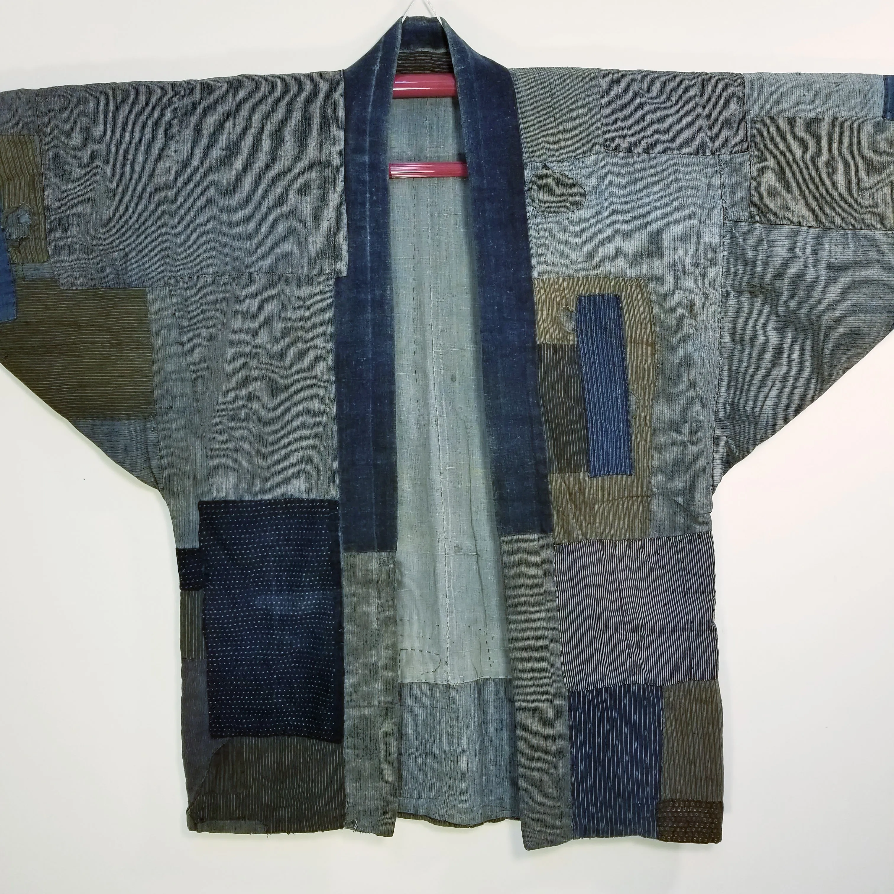 Japanese Boro Patchwork Sashiko Noragi Jacket