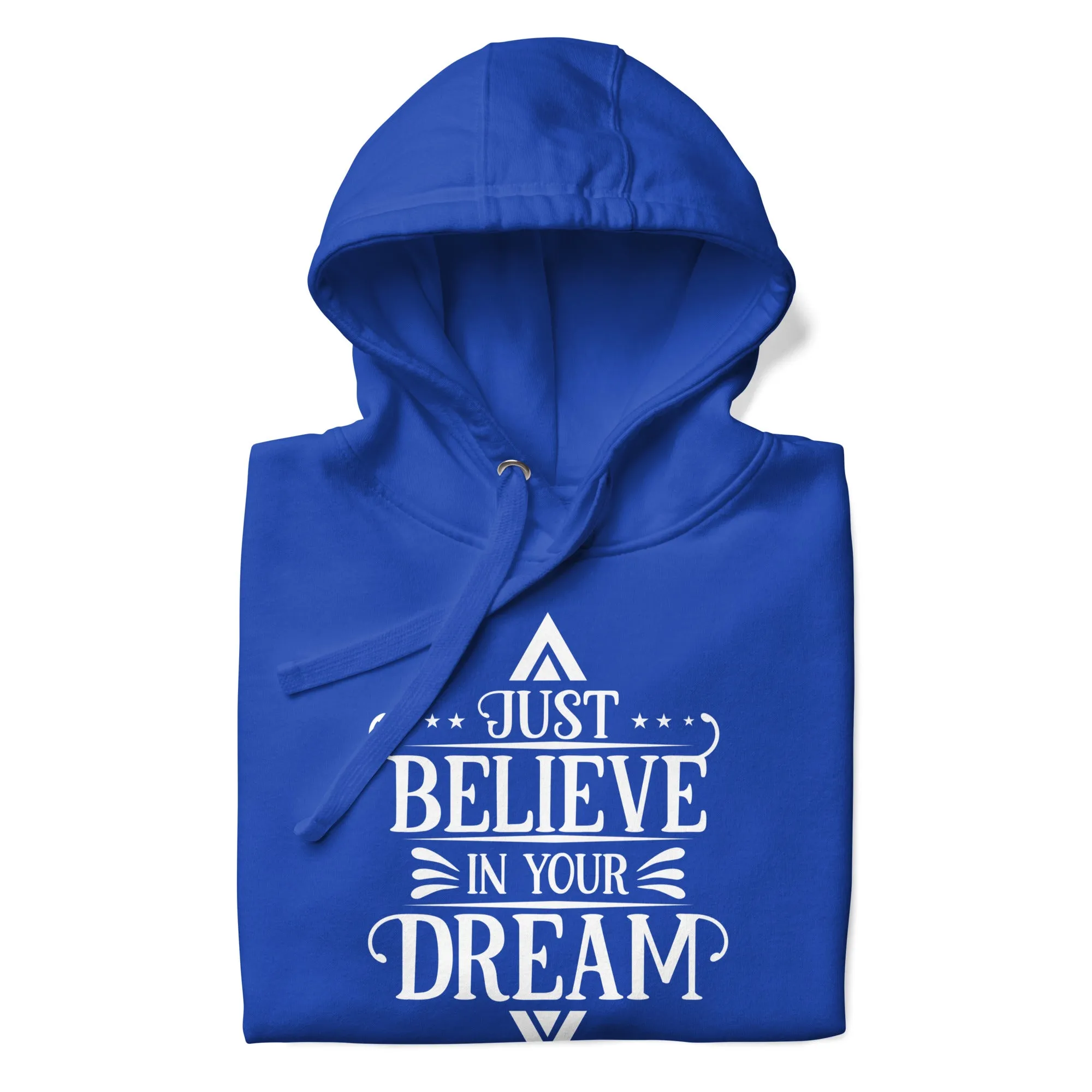 Just Believe Unisex Hoodie Royale Blue