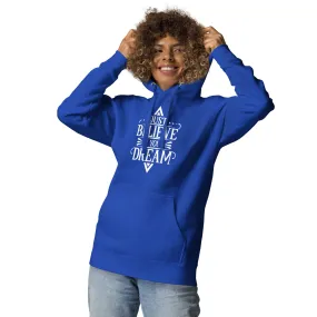 Just Believe Unisex Hoodie Royale Blue