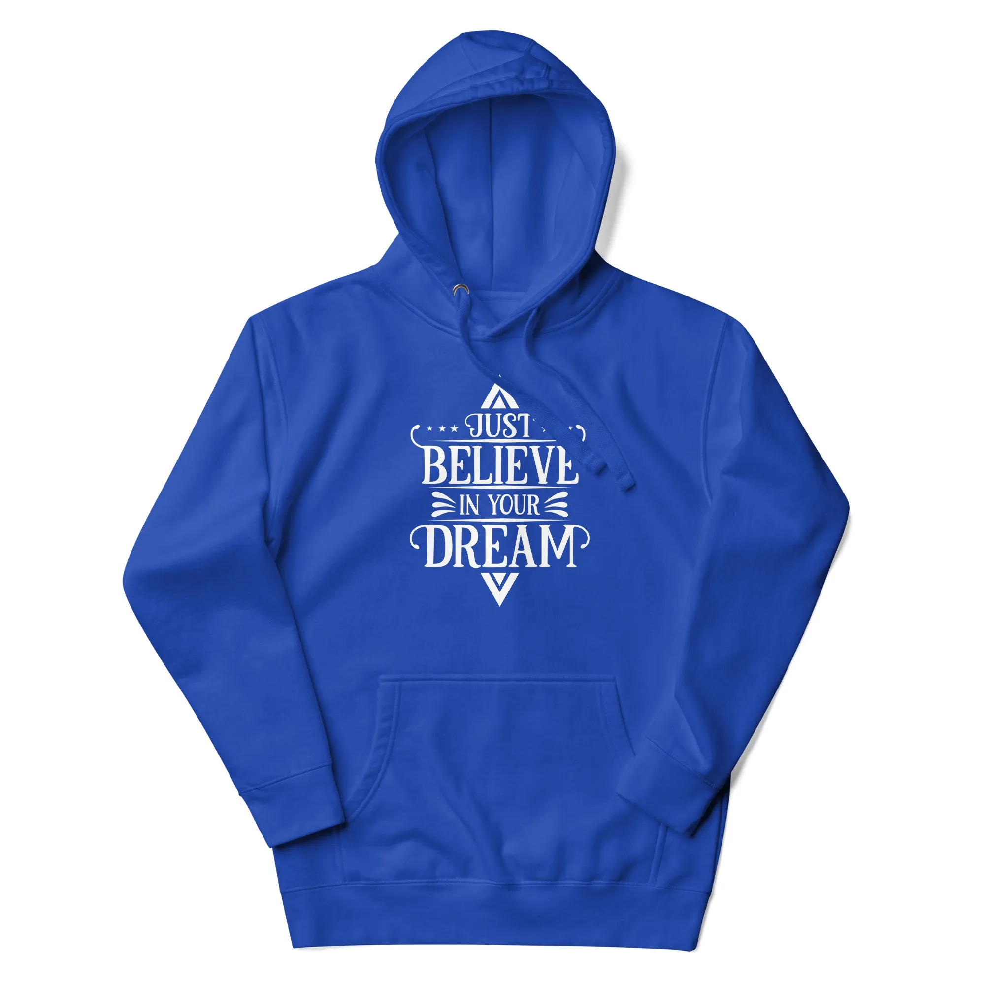 Just Believe Unisex Hoodie Royale Blue