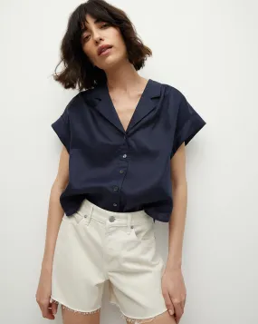 Kasa Linen Button-Down Top