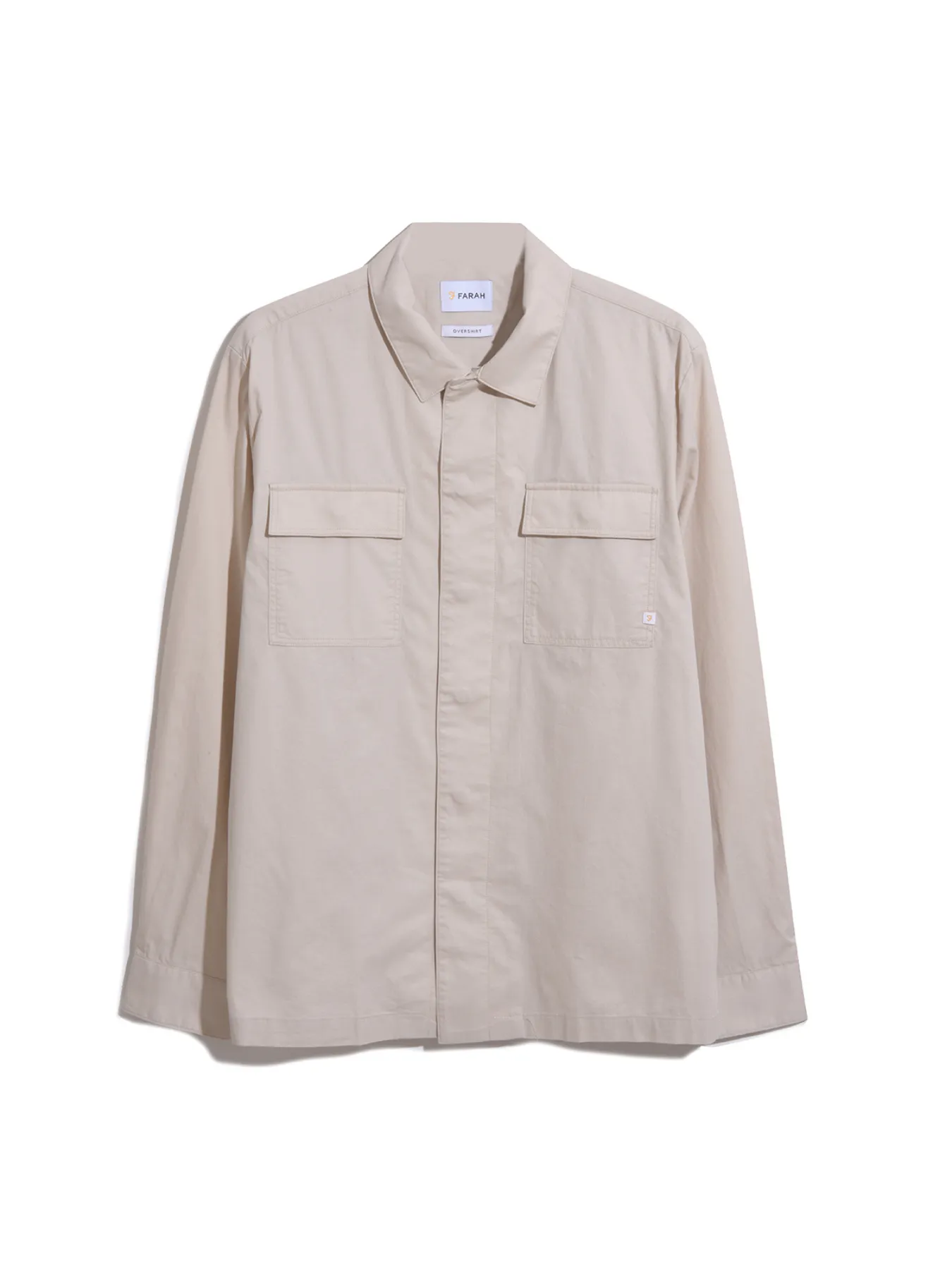 Kelly Relaxed Fit Overshirt In Fog