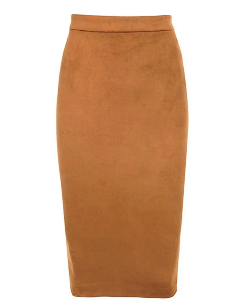 KittenAlarm - Joslyn Zipper Back Pencil Skirt