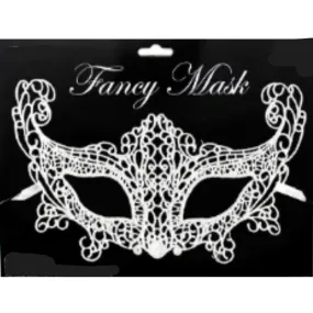 Lace Art Mask-White