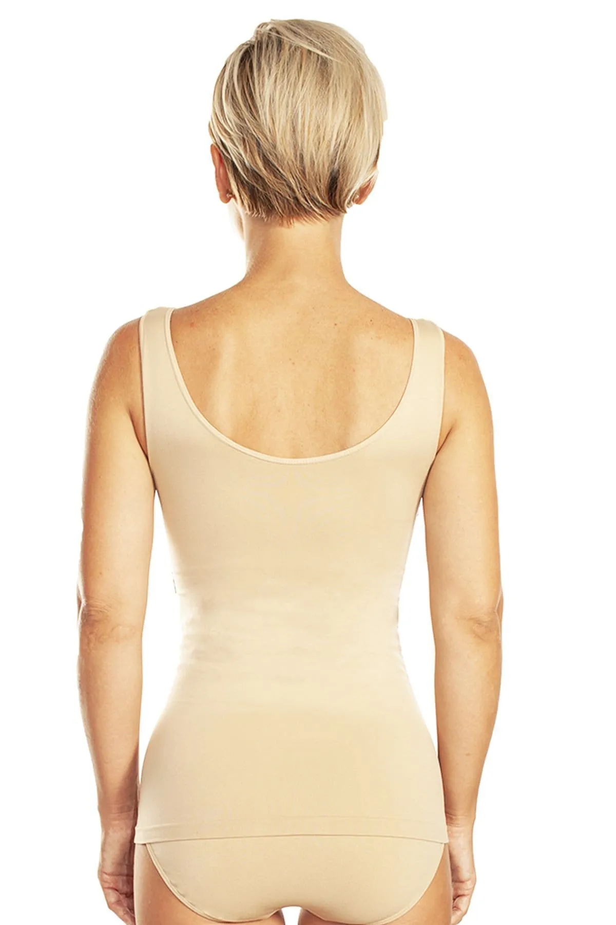 Lace Overlay Seamless Tank with Shelf Bra - FINAL SALE