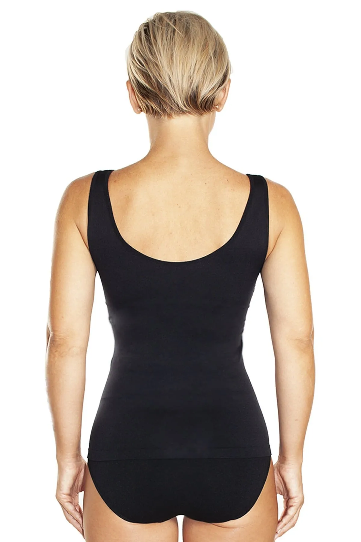 Lace Overlay Seamless Tank with Shelf Bra - FINAL SALE