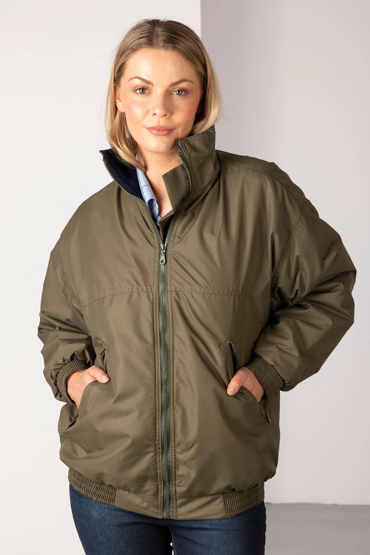 Ladies Fleece Lined Bomber Jacket