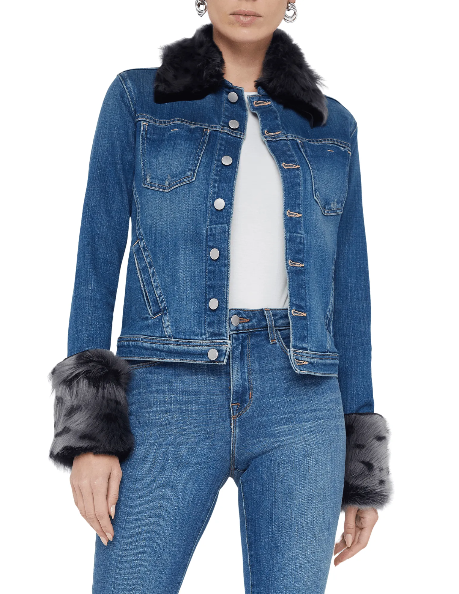 L'Agence Shea Shearling Jacket