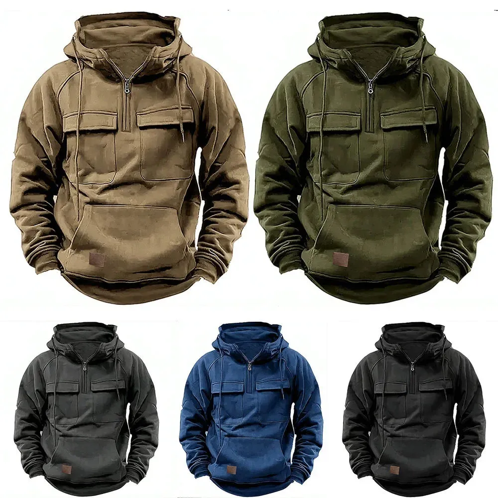 LANCE | Tactical Half Zip-Up Fleece Hoodie/Jacket