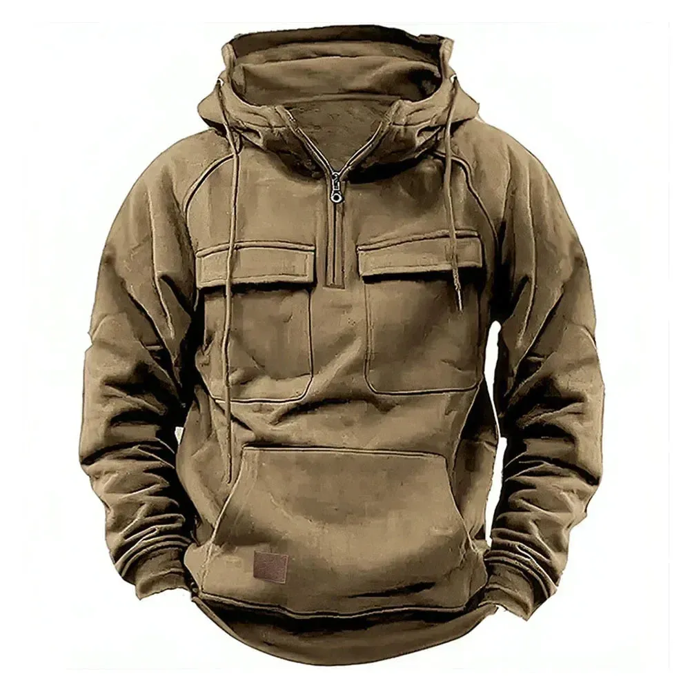 LANCE | Tactical Half Zip-Up Fleece Hoodie/Jacket