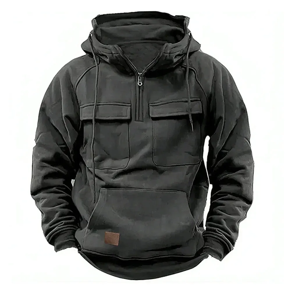 LANCE | Tactical Half Zip-Up Fleece Hoodie/Jacket