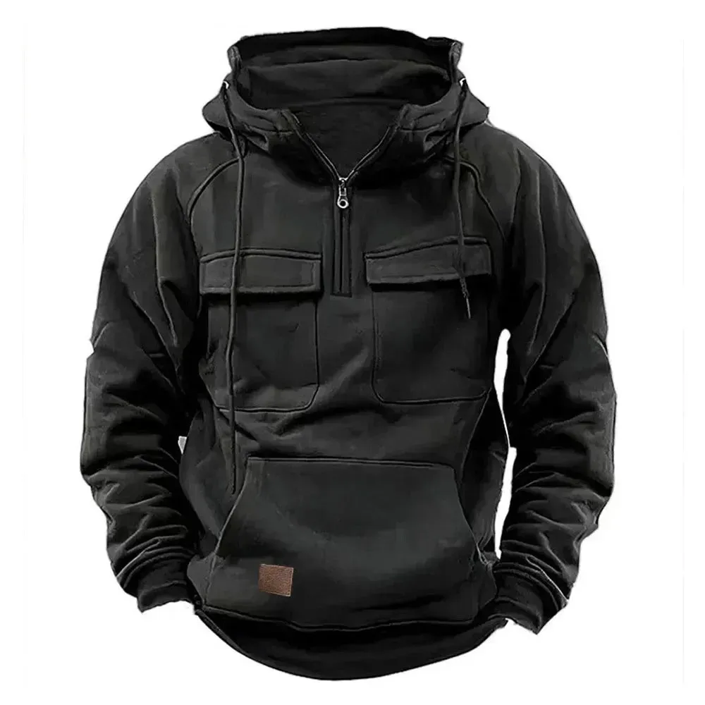 LANCE | Tactical Half Zip-Up Fleece Hoodie/Jacket