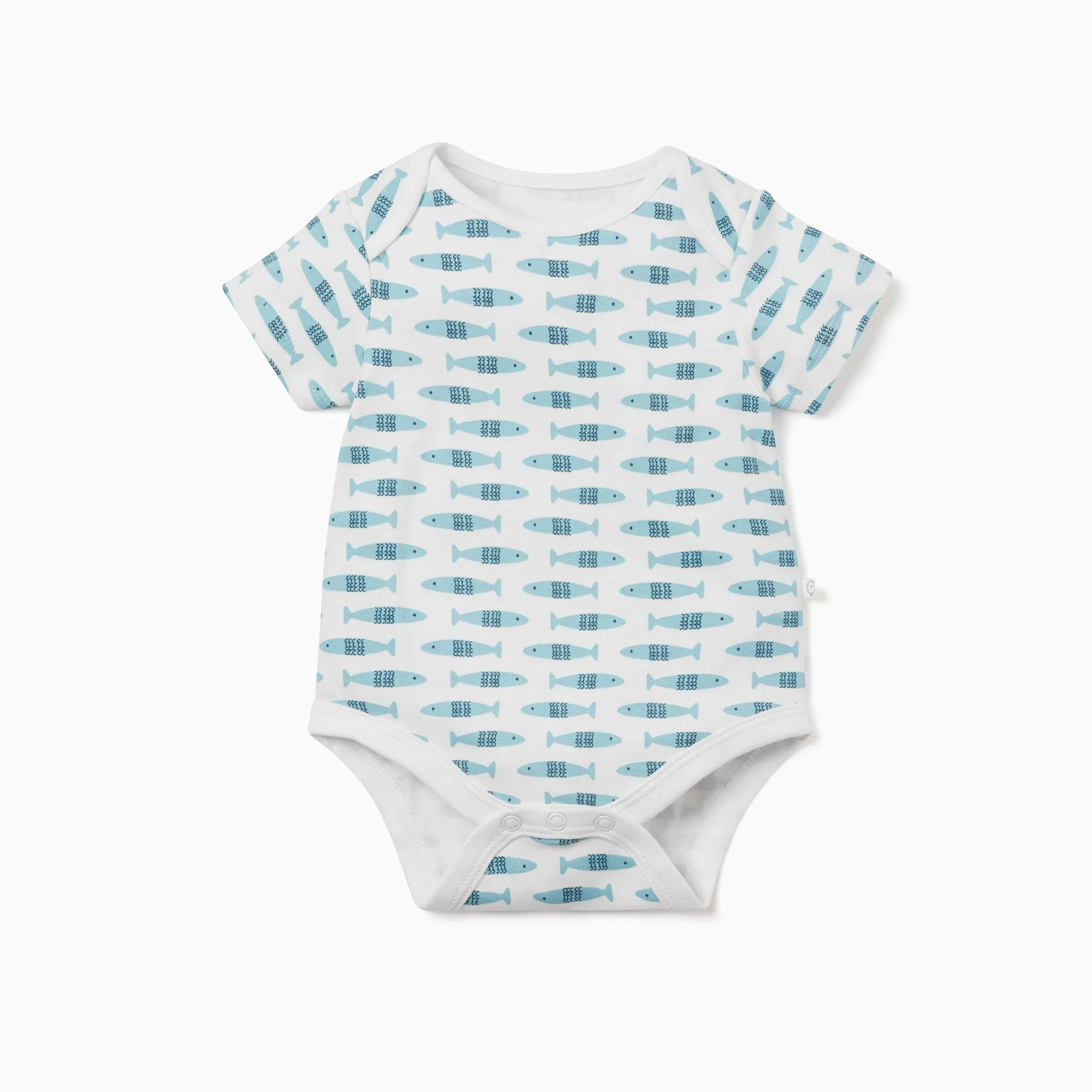 Little Fish Short Sleeve Bodysuit & Shorts Outfit