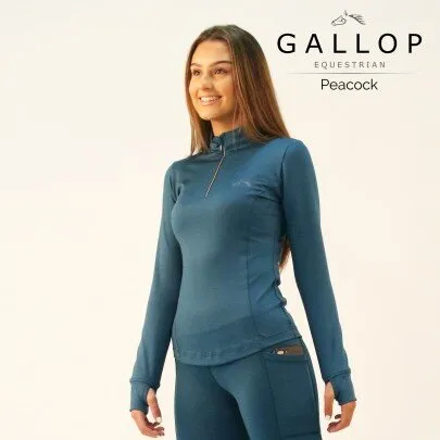 Long Sleeve Zipped Neck Base Layer